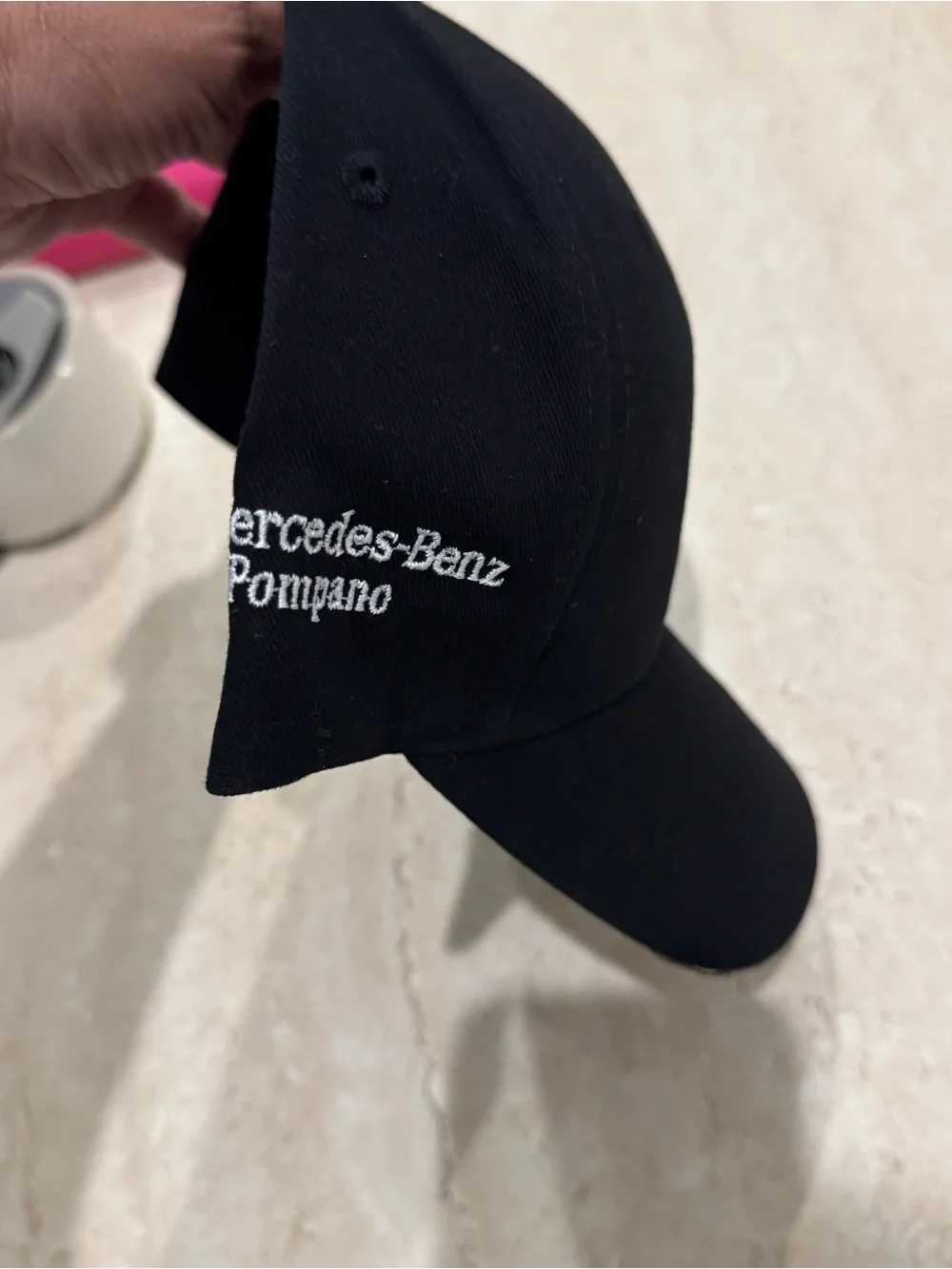 Mercedes-Benz Black Cap with White Star Logo